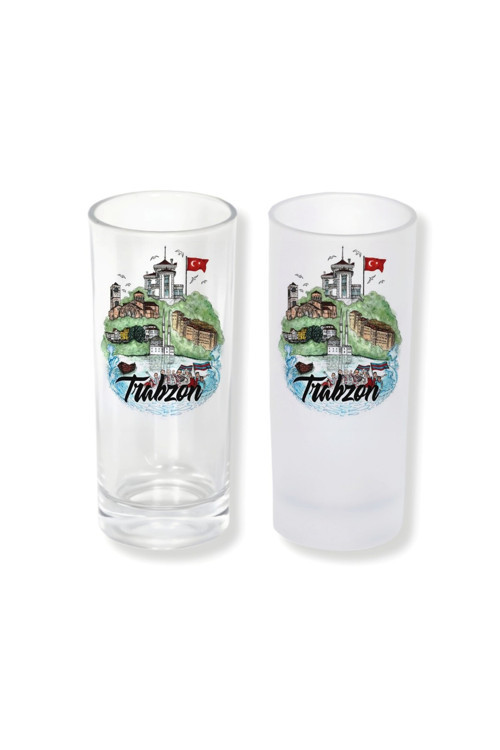 Trabzon Buzlu / Buzsuz Seçenekli Rakı Bardağı – 1 Adet Şık Sunum Bardağı 0179