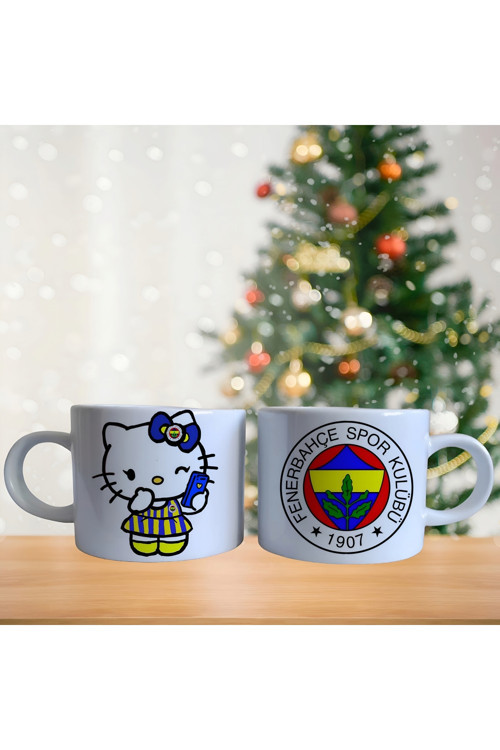 Fenerbahçe Hello Kitty Kupa Bardak | Tek Adet 0412