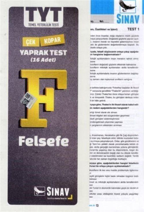 TYT Felsefe Yaprak Test
