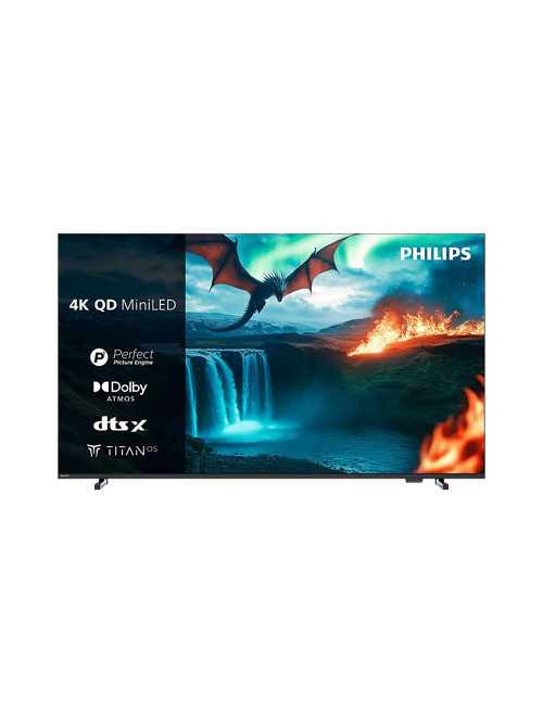 Phılıps 75MLED810/12 75 Inç 189 Ekran Uydu Alıcılı 4K Qd Smart Tv Dolby Vision Dolby Atmos Titan Os Mini Led Tv