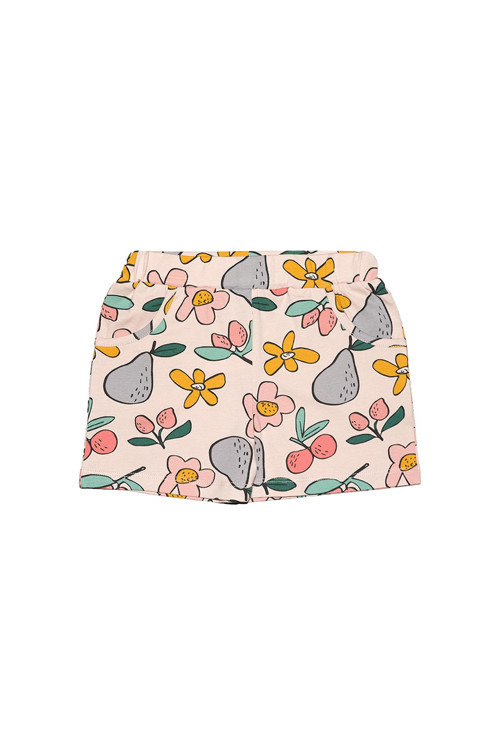 Cute Sketchbook Kız Çocuk Cepli Desenli Şort