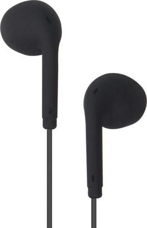 H19 Kablolu Mikrofonlu Kulak İçi Kulaklık Siyah 3.5 mm