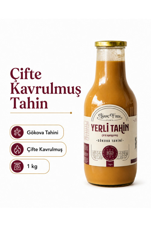 Çifte Kavrulmuş Yerli Tahin 1 Kg