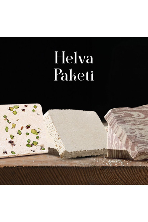 3’Lü Helva Paketi (Sade, Kakaolu, Fıstıklı) – 3 Kg