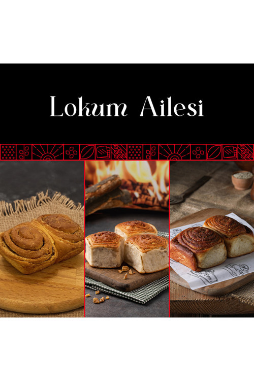 Lokum Ailesi (Cevizli Lokum-Haşhaşlı Lokum-Tahinli Lokum)