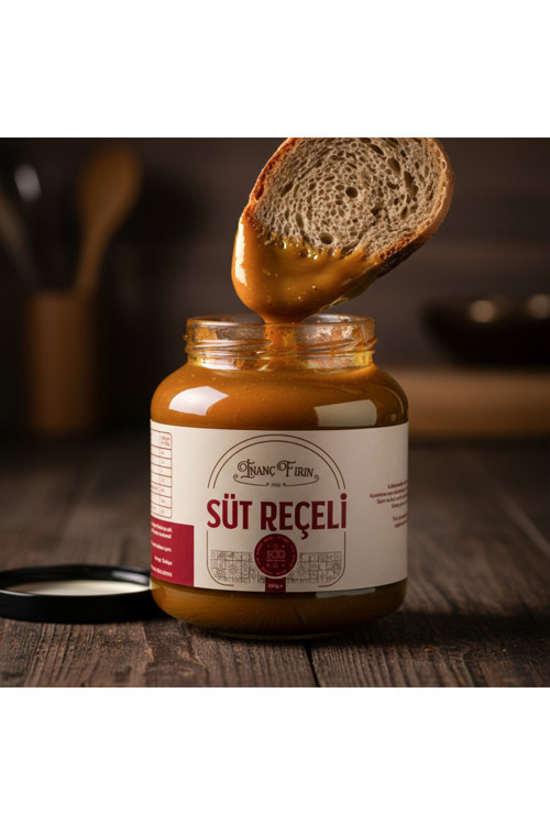 Süt Reçeli 350 G – Katkısız, Doğal Ve Kıvamında Karamel Lezzeti