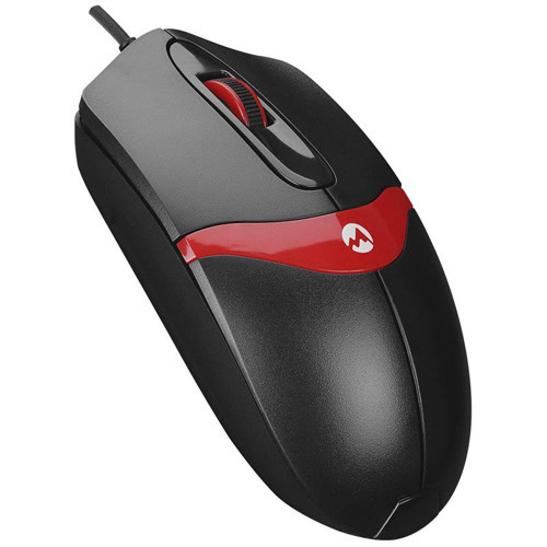 SM-220 USB SİYAH/KIRMIZI 1200DPI 3D OPTİK KABLOLU MOUSE