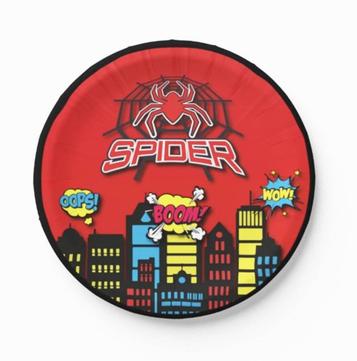Tabak Spiderman Örümcek adam 8li