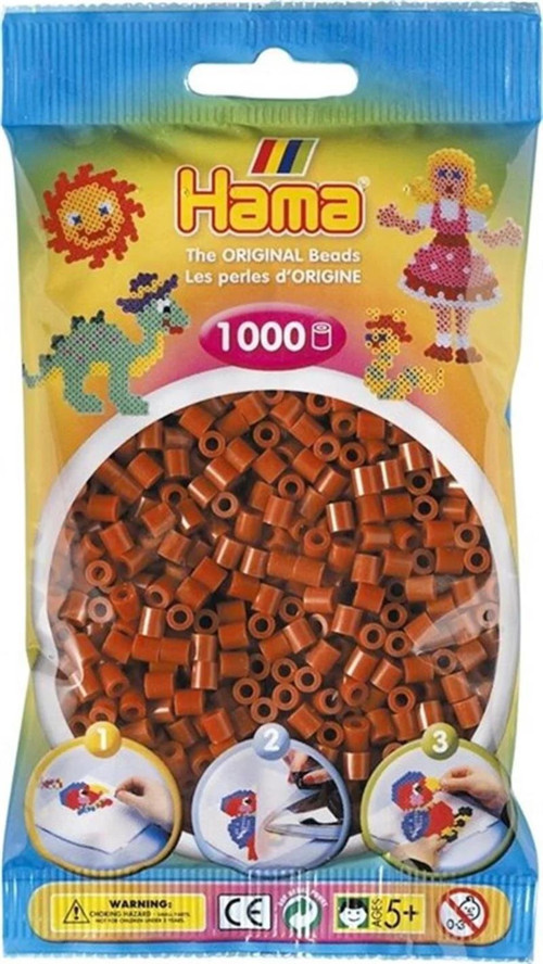Midi Boncuk 1.000'lik - Kızıl Kahve
