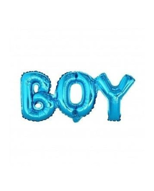 Folyo Balon BOY YAZISI MAVİ 21-52cm