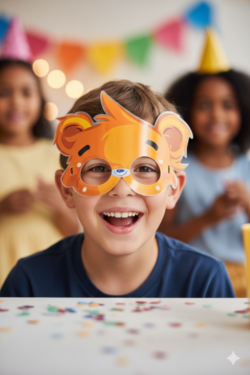 13,5 cm En – PVC Kaplı Sevimli Ayıcık Bear Parti Gözlüğü Eğlenceli Aksesuar
