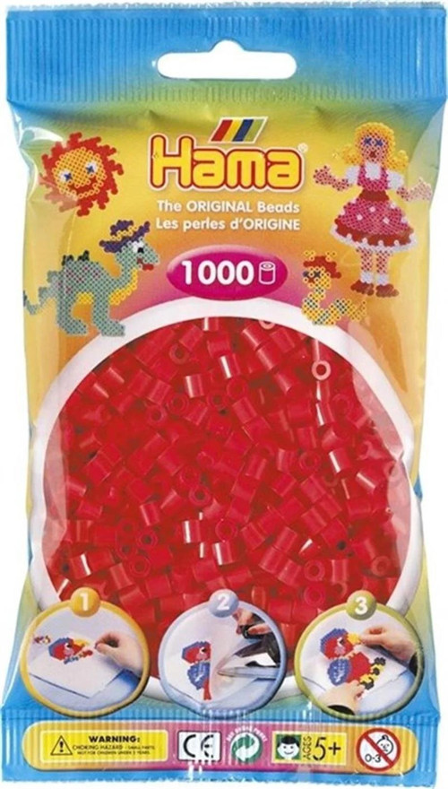 Midi Boncuk 1.000'lik - Kırmızı
