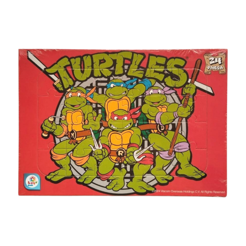 Kids Ninja Kap. Taslamalı 24 Parça Frame Puzz
