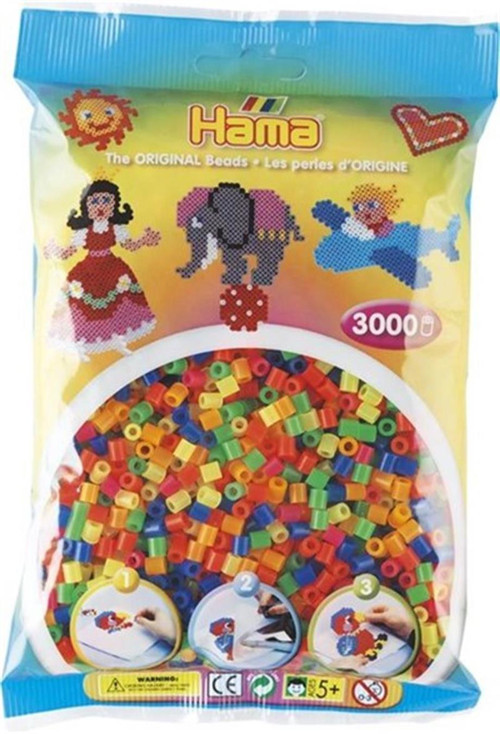 Midi Boncuk 3.000'lik - Neon Renkler