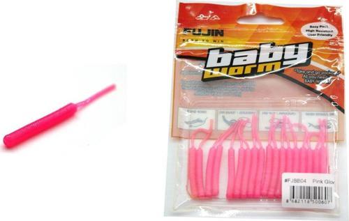 Baby Worm 5.2 cm Floating LRF Silikonu PINK GLOW