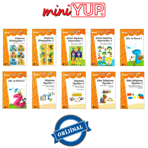 YENİ mini yup 7+seti Sadece 10 kitap KONTROL KUTUSUZ