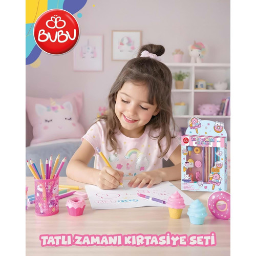 Bu-Bu Kırtasiye Seti Tatlı Zamanı