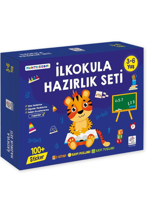 Yükselen zeka İlkokula Hazırlık Seti (3-6 Yaş)