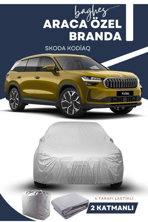Skoda Kodiaq Branda Lüx Kalite Oto Brandası Uyumlu Araba Çadırı SUV