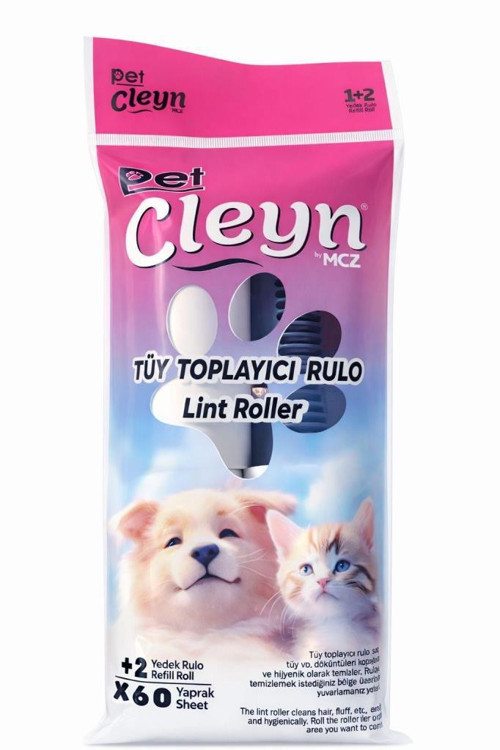 Pet Tüy Toplayıcı Rulo 1+2 Yedek Rulo 60 Yaprak