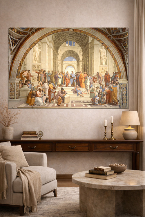 Raffaello Sanzio Atina Okulu (1510) Tablo