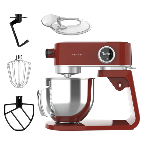 Twist Fusion 4000 Luxury Red Stand Mikser 4000 Serisi Güçlü Hamur Yoğurma Çırpma Kitchen Mikser