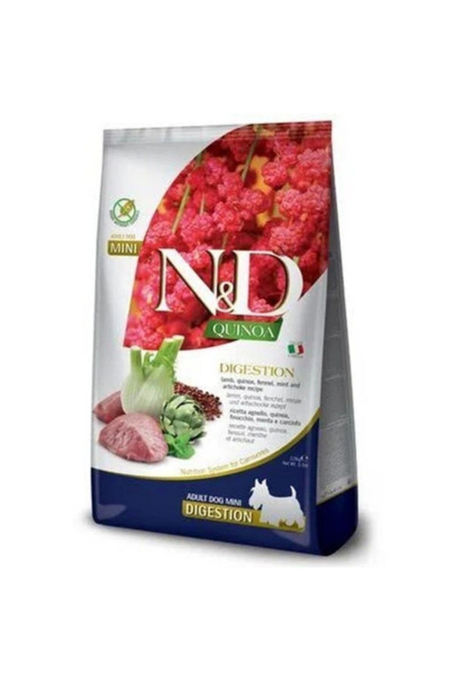 Quinoa Digestion Kuzu Etli 2.5 kg Mini Yetişkin Köpek Maması
