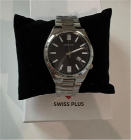 Swiss Plus Man Erkek Kol Saati Watch Basic Seri Model-1 St3533Ags Black-Silver
