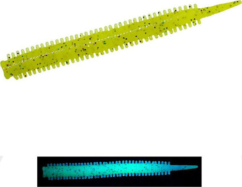 Yummy Sandworm 7cm LRF Silikonu Yellow
