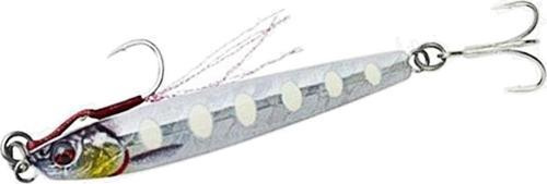 3D Jig Minnow 20 gr 7,5 cm Metal Jig Yem Bone White Glow