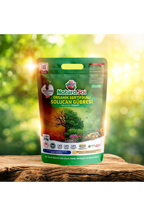 Organik Sertifikalı Katı Solucan Gübresi 5 Kg (10 Litre) Sebze-Meyve, Çiçekler, Çim, İç & Dış Mekan, Süs Bitkileri