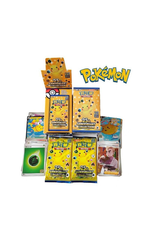 Pokemon 25.Yil Dönümü Koleksiyonu Özel Set (16 Paket Özel Koleksiyon Pokemon Kart)