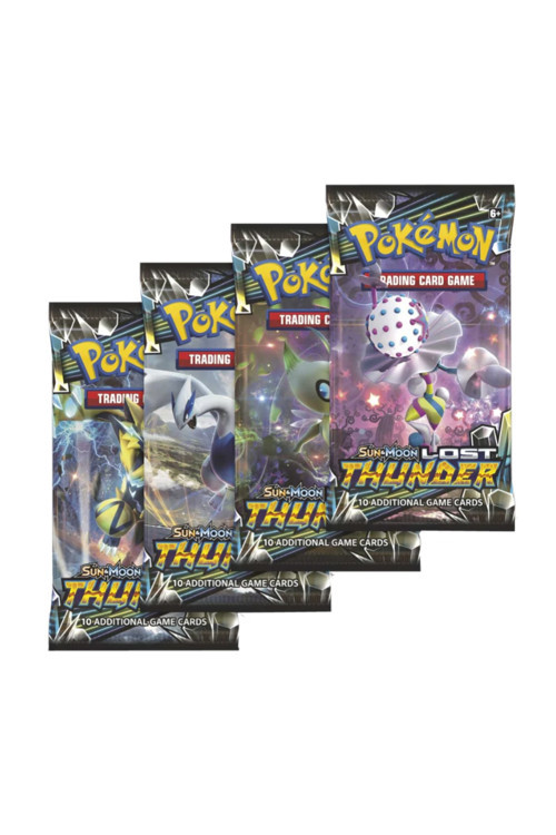 Pokemon Lost Thunder Sun-Moon Oyun Karti (4 Paket)