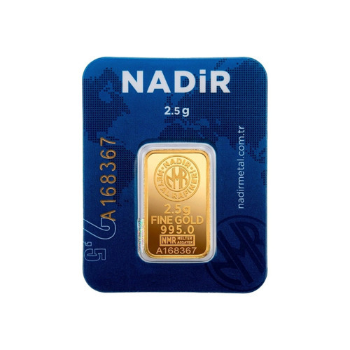 Nadir Gold 24 Ayar 2,5 Gram Külçe Altın