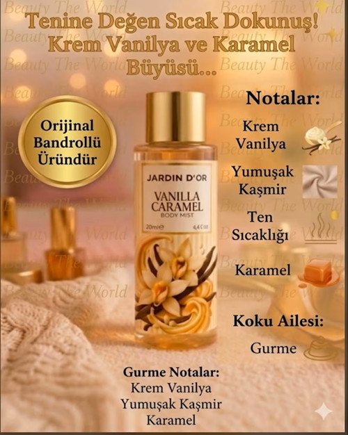 Vanilla Caramel Karamel ve Vanilyanın Büyüleyici Uyumu (Orijinal Bandrollü)