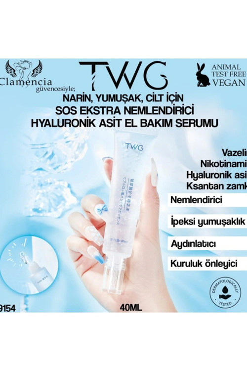 Clamencia TWG Hyaluronik Asit El Bakım Serumu 40ml