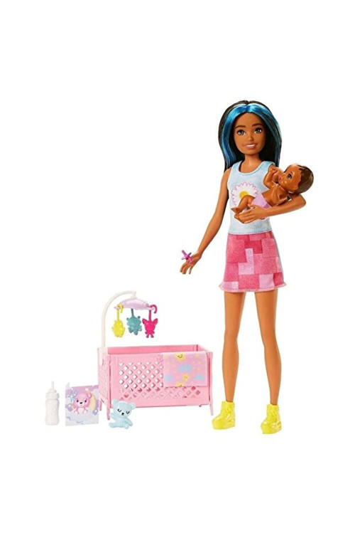 Bebek Bakıcısı Bebeği Ve Aksesuarları Fhy97 - Hjy34