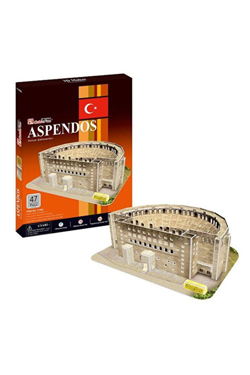 C155H Cubic Fun Aspendos 47 Parça 3 Boyutlu Puzzle