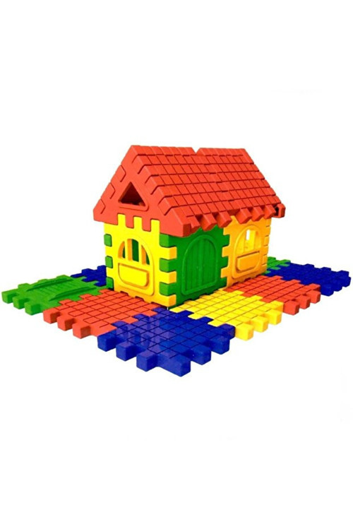 City Puzzle 3D Yapı Ve Tasarım Blokları 64 Parça