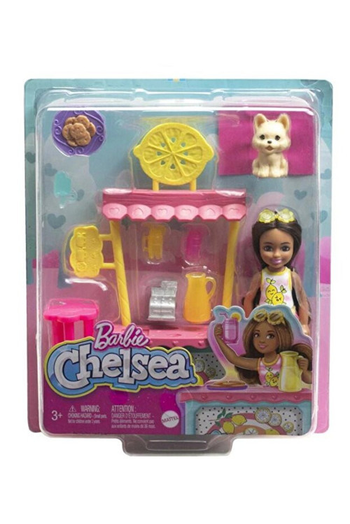 Chelsea Limonata Standı Ve Oyuncak Bebek Hny60