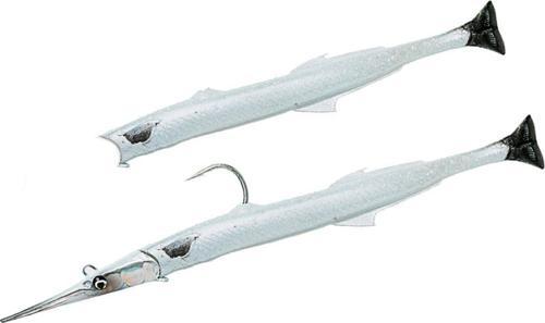 Needlefish Pulsetail 2+1 14 cm 12g Suni Yem Pearl White Silver