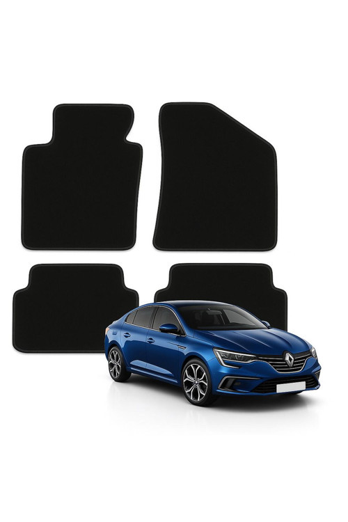 Renault Megane 4 Sedan (2016 Sonrası) Özel Kesim Tam Uyumlu Lüx Oto Halı Paspas Renault Megane Paspas , Reno Megane Paspas