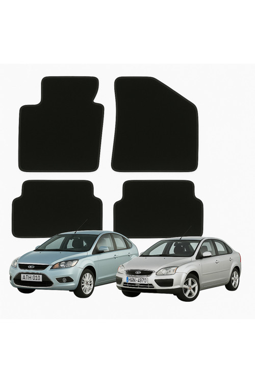 Ford Focus 2. Nesil (2004-2010) Tam Uyumlu Lüx Oto Halı Paspas Ford Focus Paspas