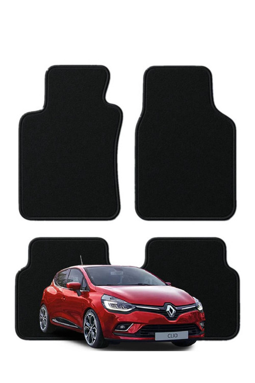 Renault Clio 4. Nesil (2012-2020) Özel Kesim Tam Uyumlu Lüx Oto Halı Paspas Renault Clio Paspas , Reno Clio Paspas