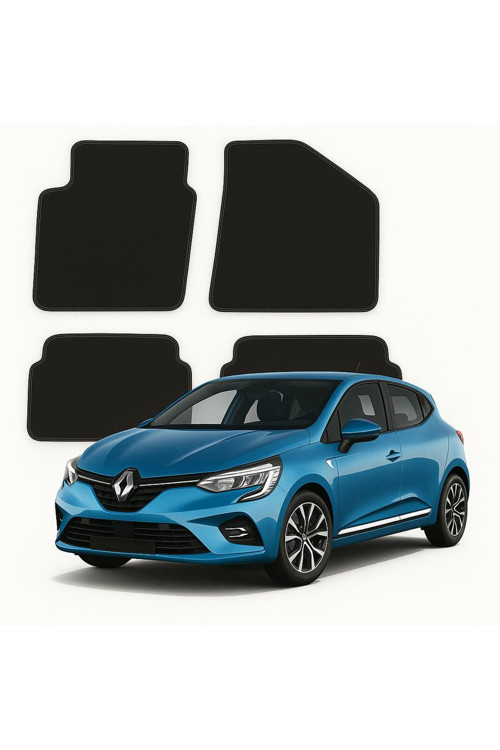 Renault Clio 5. Nesil (2018-2025) Özel Kesim Tam Uyumlu Lüx Oto Halı Paspas Renault Clio Paspas , Reno Clio Paspas