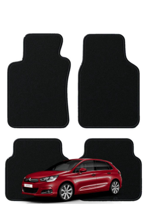 Citroen C4 2. Nesil (2010-2018) Özel Kesim Tam Uyumlu Lüx Oto Halı Paspas Citroen C4 Paspas