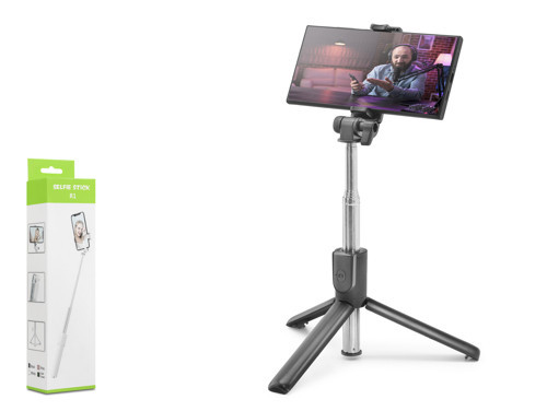 ND1039 Telefon Tripodu ve Selfie Çubuğu Seti Bluetooth 5.0 Kumandalı 67 cm - Siyah