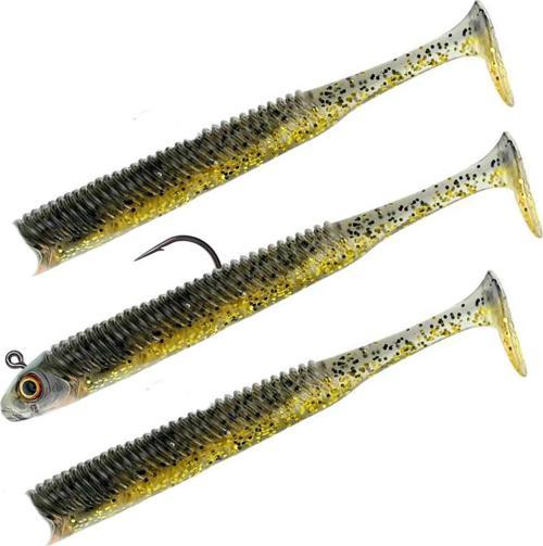 360GT Searchbait 9 cm Silikon Sahte Balığı Renk ; Gold Dıgger