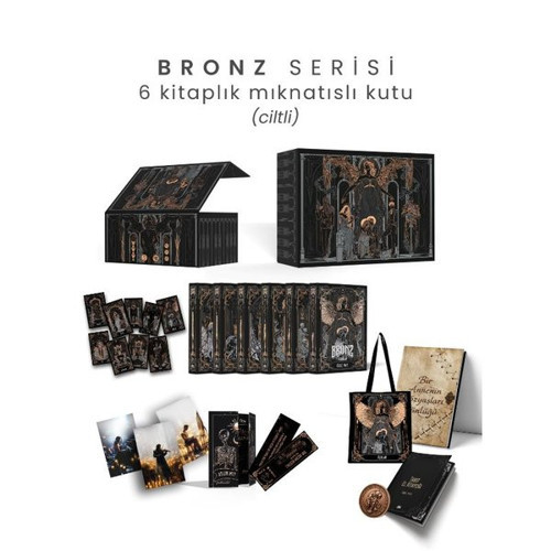Bronz Serisi Seti - 6 Kitaplık Mıknatıslı Kutu