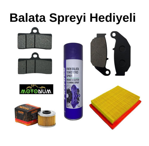 Cf Moto CL-X 250 Sonrası Ön Arka Fren Balata takımı ve Filtre seti